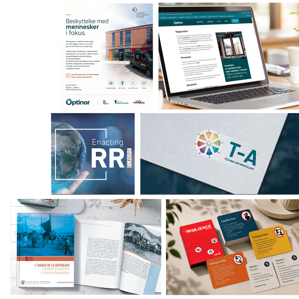 Samples of Analogier design and communications projects